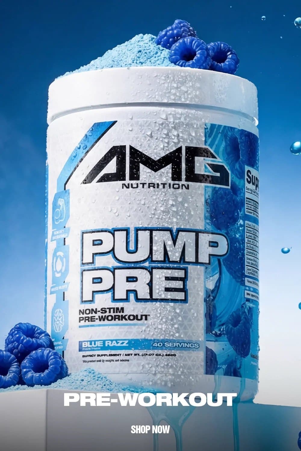 AMG Nutrition Pump Pre — e-commerce visual